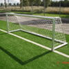 Mini pupillendoeltjes JVD195 – volledig gelast aluminium 55 aluminium voetbaldoel 3 x 1m met net en netplaatjes